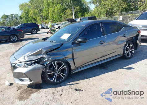 2021 Nissan Sentra Sr Xtronic Cvt z USA, uszkodzony, nr VIN 3N1AB8DVXMY227942